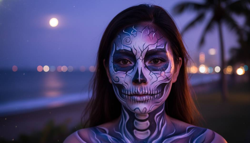 Dịch Vụ Vẽ Mặt Halloween Tại Vũng Tàu. Ảnh 1